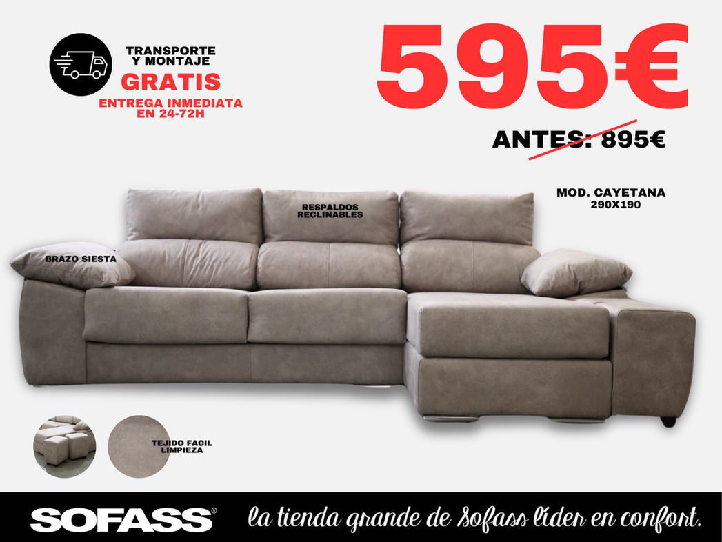 Detalles de calidad en sofás de SOFASS®